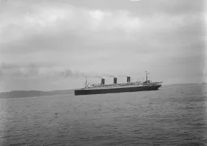 The Liner Ile De France. 23 August 1928