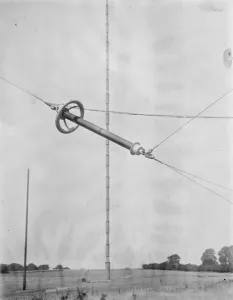 Linking up the Empire by wireless chain Mr Kellaway the Postmaster General opened
