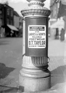 Litter Bin, Tonbridge, Kent. 1933