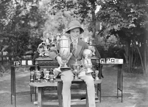 Little Miss Pauline Jones, of East Grinstead, who has already this season had 20