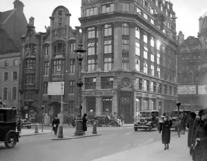 Framed Print : London. Coventry Street and Automobile Association Building. 27 March 1936