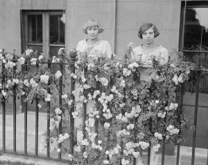 London Royal Visitors Infanta Beatrice and Infanta Christina seen in Kensington