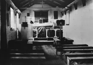 Religious Building Prints: The loneliest outpost of the Empire. The church interior in Edinburgh on the South