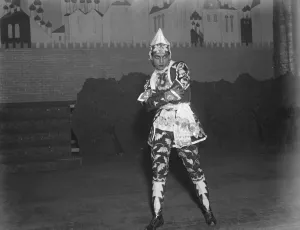 Lopokovas return to the stage. Serge Lifar ( Prince Ivan ) in The Fire Bird