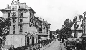 Where Lord Curzon is recuperating. Bagnoles de L Orne, The Grand Hotel. 16