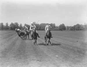 Lord Dalmeny at Polo Lord Dalmeny playing for Blues team in a practice game, between