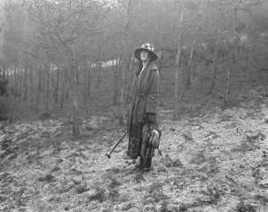 Lord Denmans shooting party at Balcombe place, Sussex Lady St Oswald. 27 November