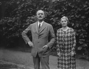 Lord and Lady Allenby photographed at their Chelsea home. 26 June 1926