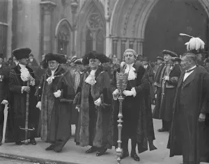 Uniforms Prints: The Lord Mayors Show Left Sir Percy Greenaway ( Elect ) and Sir Maurice Jenks