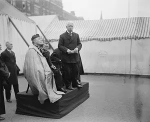 Lord Norris opens missionary exhibition Lord Morris at the opening ceremony Mons