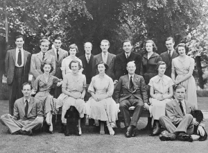 Lord Plunkett joins Princess Margaret and Queen Mother at Sandringham. 30-year-old