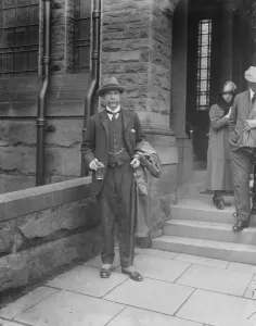 Lord Strachie at Harrogate Lord Strachie who is among the notable visitors to Harrogate