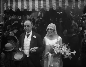 Bride Prints: Lord Tollemache weds. The marriage of Lord Tollemache and Miss Lynette Pawson