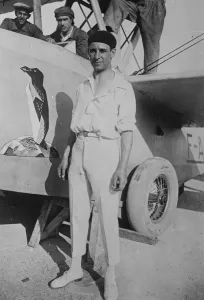 Lost French fliers. M M Laporte and Priol, two prominent French airmen who were