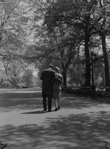 Romantic Prints: Lovers in Hyde Park May 1947 love couple romance romantic for valentines day be