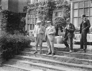 M Herriot, French Premier, visits Mr MacDonald at Chequers The two Premiers