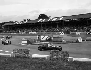 M Keen in his Cooper couldn t help disregarding the notice when he crashed through