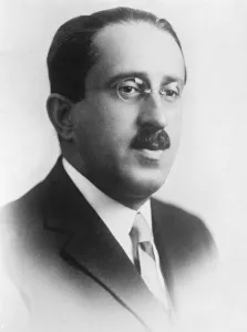 Politician Prints: M Madgearu. Romanian Minister of Commerce and Industry, holiday making in England