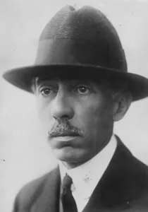 Moustache Prints: M Santos Dumont, the famous aviator who is about to visit England after an absence of many years