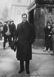 M Unden, Swedish delegate at League of Nations, Geneva 26 March 1926