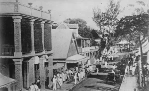 Madagascar. Tamatave, Rue de Commerce. 7 March 1927
