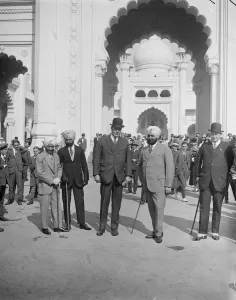 Maharajah of Patiala visits Wembley The Maharajah photographed at the entrance to