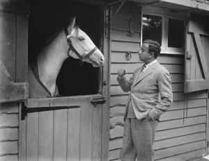 The Maharajah of Rajpipla at his English country home, the Manor Cottage, old Windsor