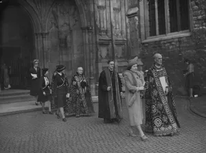 Her Majesty the Queen, accompanied by their Royal Highnesses Princess Elizabeth