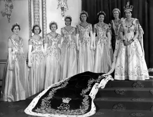 Beauty Prints: Her Majesty Queen Elizabeth II photographed in the Throne Room of Buckingham Palace