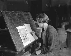 The making of decorative stainless steel ornaments by women workers at Birmingham
