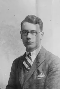 Student Prints: Malcolm MacDonald, son of Mr Ramsey MacDonald the Prime Minister, now making a