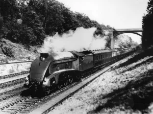 Engine Prints: The Mallard, the fastest train in the world July 1988