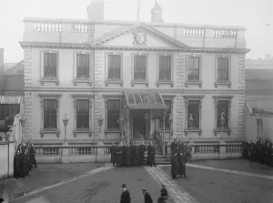 Police Prints: Mansion House, Dawson Street. Dublin. 1920
