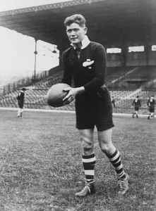 The Maoris in Paris. W Barclay, the captain of the team 11 October 1925