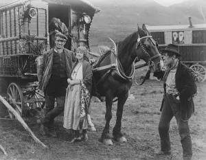 Marchioness as Film Heroine Lady Queensberry in a gipsy play The Marchioness of