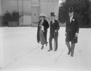 Wedding Prints: Marquesss Daughter Married Lady Phyllis Harvey and Captain John Duncan were married