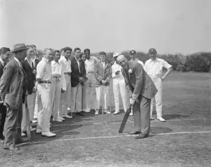 Martin Bladen Hawke, 7th Baron Hawke of Towton Opens New Cricket Ground of the Indian