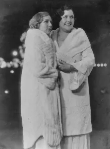 Mary Pickford and Louella Parsons
