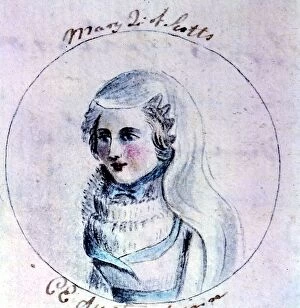 Costume Collection: Mary Queen of Scotts. Watercolour sketches by Cassandra Austen: One of six sketches