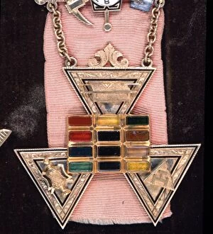 Esoterica Collection: MASONIC - JEWELS. Masonic Jewel of Past Grand High Priest. Grand Chapter of Royal Arch masonry
