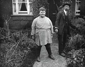 Young Collection: Maurice Pluthero, the fat boy of Petersham. 11 November 1916