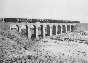 Mecca and Medina. Maan Bridge, on the Hejaz Railway. There is no river
