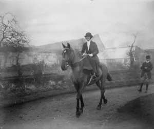 Meet of the Whaddon Chase at Creslow, Buckinghamshire. Lady Mary Hamilton Fitzmaurice Meet of the Whaddon Chase at Creslow, Buckinghamshire. Lady Mary Hamilton Fitzmaurice