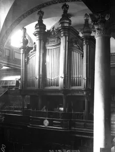 Musical Instrument Prints: Mendelssohns Organ After extensive repairs the famous 200 year old organ built