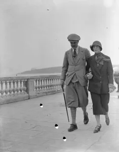 Promenade Prints: Menton Mr and Mrs Forbes Adam March 1925