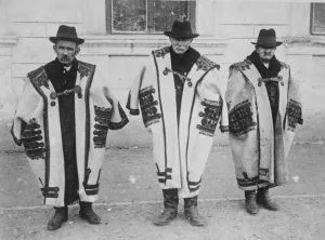 Mesokovesd, Hungary. The great coats of Hungary are some of the most ornamental