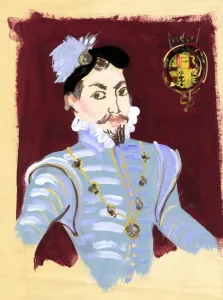 English Prints: Michaela Gall - tudor portrait paintings Robert Dudley