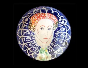 English Prints: Michaela Gall - tudor portrait plates Queen Elizabeth I