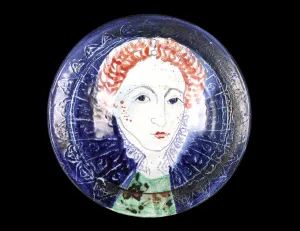 Michaela Gall - tudor portrait plates Queen Elizabeth I