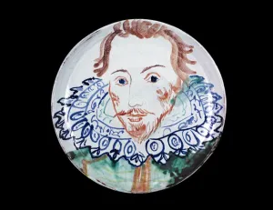 English Prints: Michaela Gall - tudor portrait plates William Shakespeare